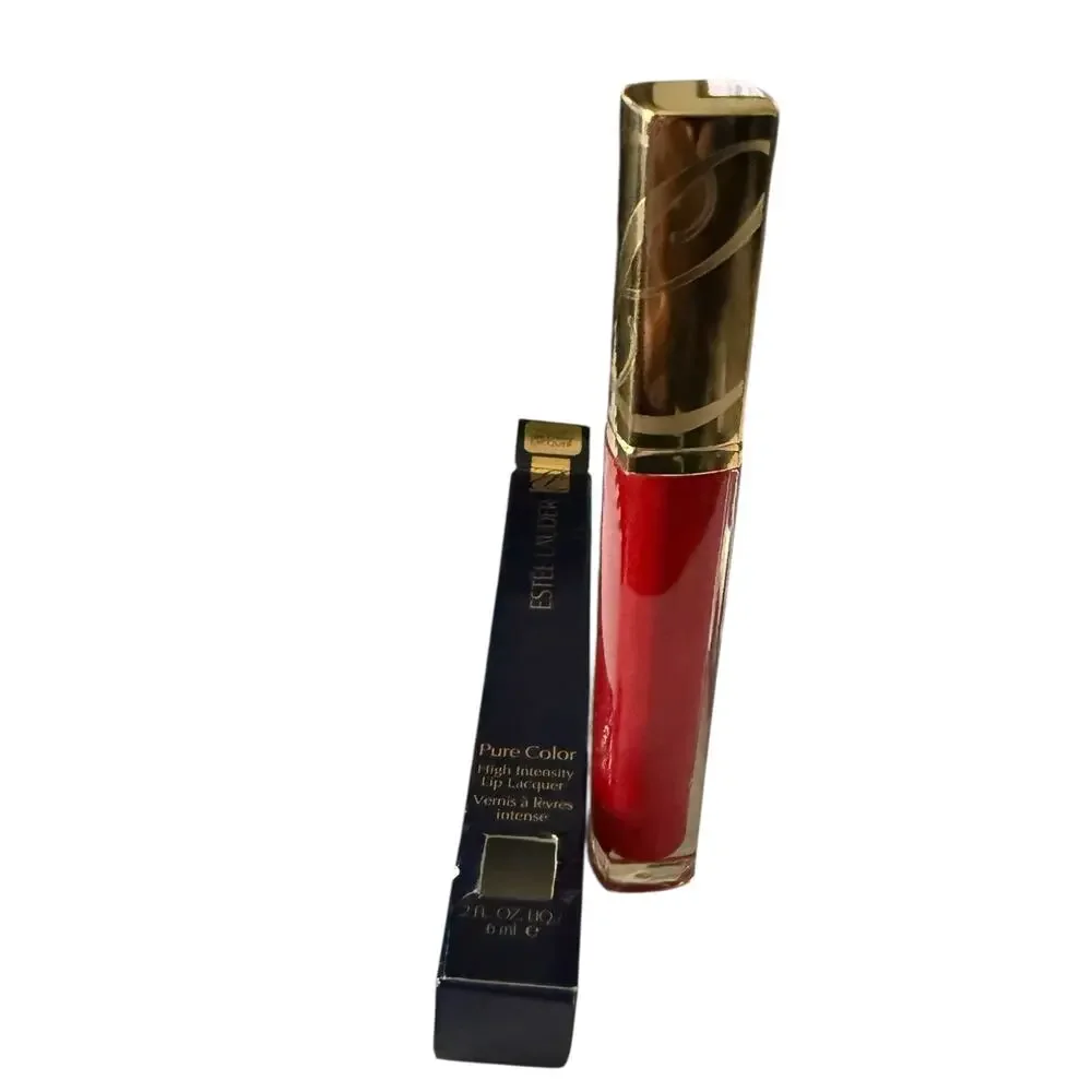 Estée Lauder Pure Color High Intensity Lip Lacquer PCLL 07 Hot Cherry Red New
